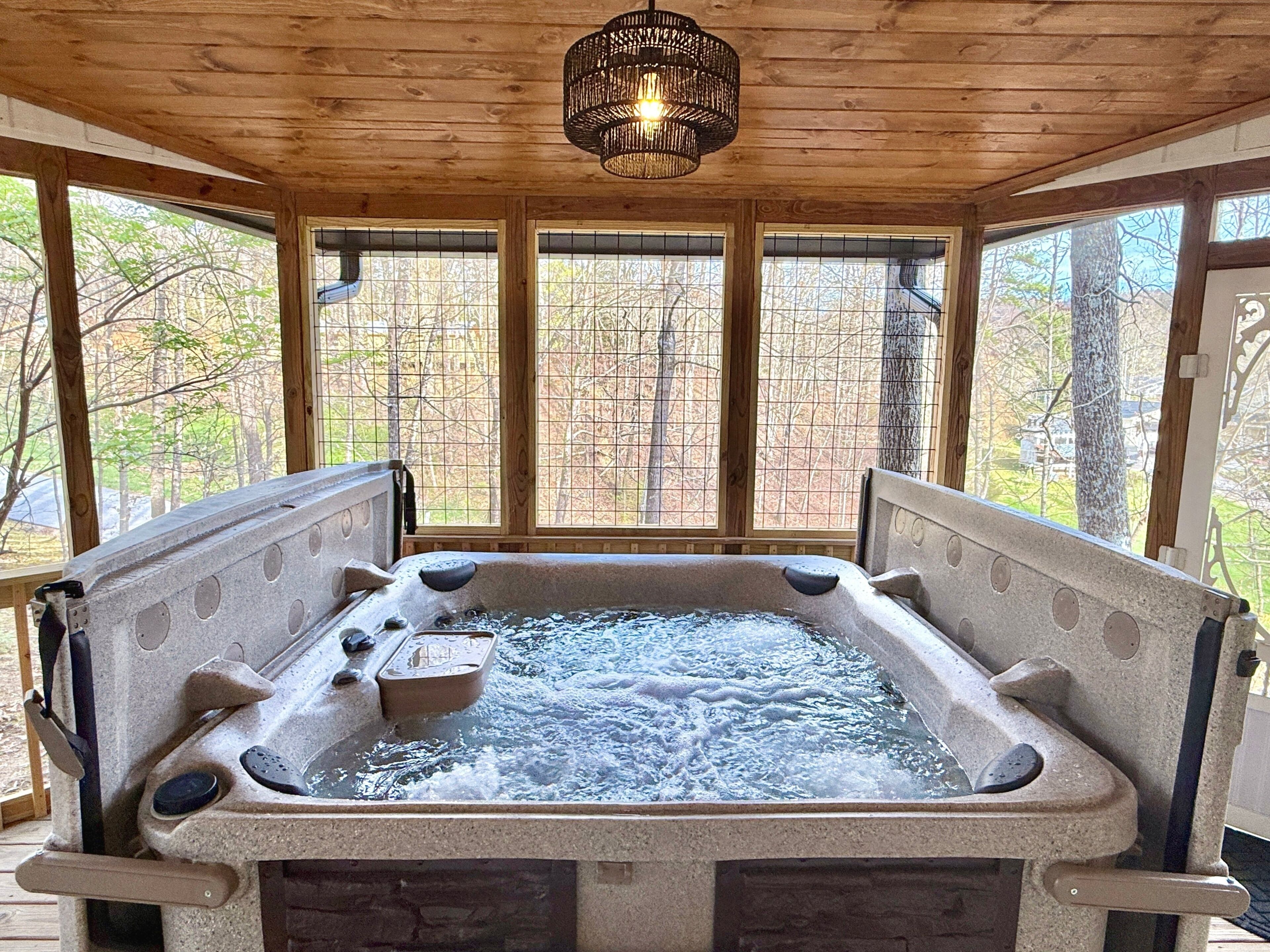 Bain à remous intérieur