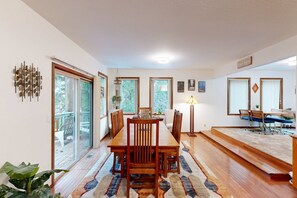Dining - 3-story home with private deck, bar & entertainment room, & W&D (North Bend)