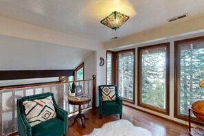 Interior - 3-story home with private deck, bar & entertainment room, & W&D (North Bend)