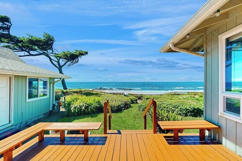 Dog-Friendly Coastal Gem w/ Beach Access, Ocean Views, Private Hot Tub & More