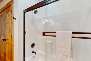 Shower, towels