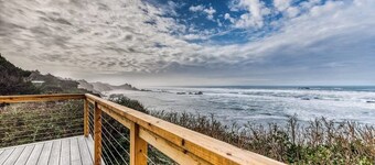 Dog-Friendly, Oceanfront Home with a Private Hot Tub, Firepit, & Free WiFi