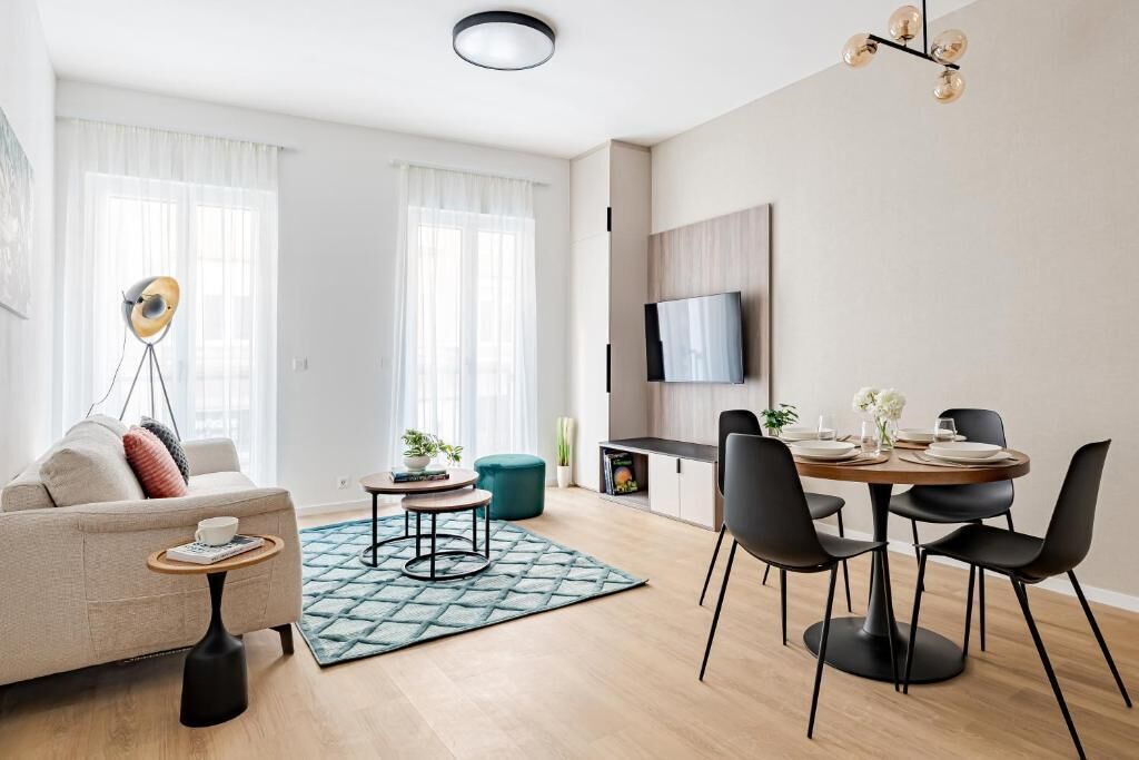 开间, 无烟房 | 起居区