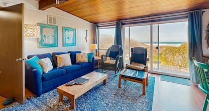 Dog-Friendly Oceanfront Cabin in the Trees with Gorgeous Views