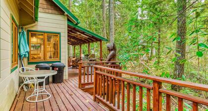 Historic Waterfront Cabin with Hot Tub & Salmon River Access - Dog-Friendly