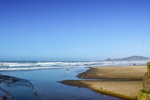 Beach nearby - Dog-friendly home near the ocean with gas fireplace & partial water views (Newport)