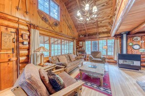 TV, fireplace, DVD player, offices
