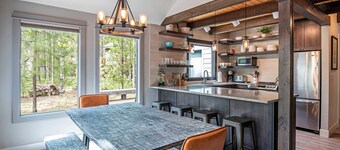 Home with hot tubs, pools, tennis, pickleball, gym, fireplace, & game room