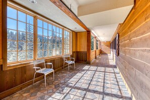 Interior - Mountain condo with gas fireplace, shared pool, hot tub, sauna & easy ski access (Government Camp)