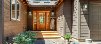 Dog-friendly home near forest trails with 2 decks, grill, cornhole & wood stove