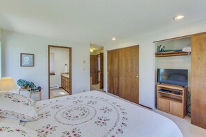3 slaapkamers, een strijkplank/strijkijzer, wifi, beddengoed