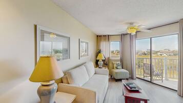 TV, DVD player, offices