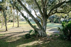 Property grounds - Golf course adjacent, beach-themed condo with sunroom, washer/dryer, & AC (Edisto Beach)
