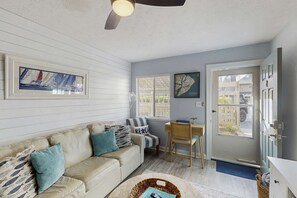 TV, offices - Dunes Villas D2 | Villa w/ pool, beach access (Hilton Head)