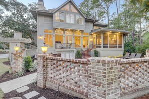 Exterior - Luxurious home with private pool, central AC, & high-speed WiFi - walk to beach (Hilton Head)