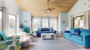 TV, DVD player, offices