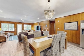 Interior - Dog-friendly beachside home with abundant outdoor space - walk 1-min to beach (Edisto Beach)