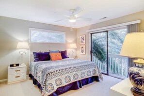 Iron/ironing board, travel cot, WiFi, bed sheets - North Forest Beach home with large deck, three houses from the beach (Hilton Head)