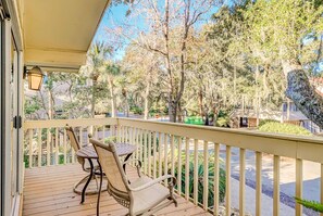 Property grounds - North Forest Beach home with large deck, three houses from the beach (Hilton Head)