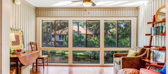 Vibrant, Waterfront Home with Free WiFi, Full Kitchen, Gas Grill, & A/C