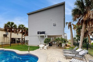Pool - Dog-Friendly House Across the Street From Beach w/Private Pool, WiFi, AC, Patio (Edisto Beach)