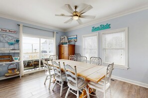 Dining - Dog-Friendly House Across the Street From Beach w/Private Pool, WiFi, AC, Patio (Edisto Beach)