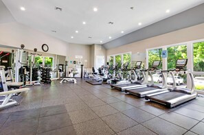 Fitness facility - Amazing pools, hot tub, and oceanfront views are waiting for you at Villamare (Hilton Head)