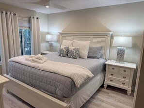 2 bedrooms, iron/ironing board, WiFi, bed sheets - Beautiful Condo with pools,  hot tub, sauna,  and water views (Hilton Head)