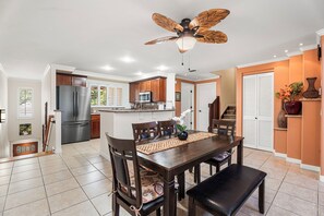 Condo, Multiple Beds, Balcony, Mountain View (Palm Villas at Mauna Lani F23) | Dining - Spacious Mauna Lani Condo With Beach Club Access - Vrkcv (Kamuela)