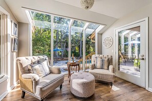 TV, fireplace, offices - Palmetto Dunes house w/ private pool, shared tennis courts + near beach & golf (Hilton Head)
