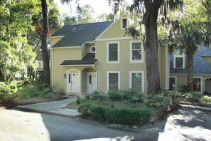 Exterior - Dog-Friendly Villa with Pool, Tennis, Patio, Full Kitchen & Beach Nearby (Hilton Head)