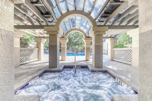 Family-Friendly Villa with Deck, Pool, & Hot Tub - Beach Nearby