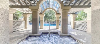 Family-Friendly Villa with Deck, Pool, & Hot Tub - Beach Nearby