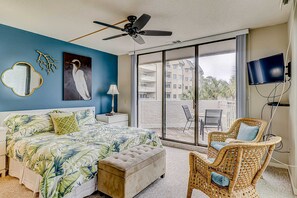 Iron/ironing board, WiFi, bed sheets - Resort Condo with Al Fresco Dining, Shared Pool, Hot Tub & Beach Access (Hilton Head)