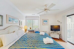 Iron/ironing board, WiFi, bed sheets - Family-Friendly Townhome with Shared Pool, Golf Course Views, and Beach Access (Hilton Head)