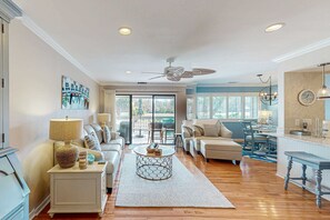 TV, DVD player, offices - Palmetto Dunes condo w/ shared pool, private W/D + beach access (Hilton Head)