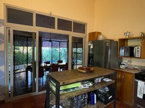 Private kitchen - Immersion Nature at Casa Avifauna - Swimming Pool & Tropical Serenity (Playa Ocotal, Sardinal)