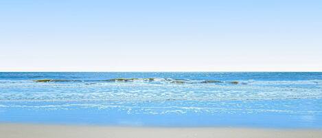 Vlak bij het strand