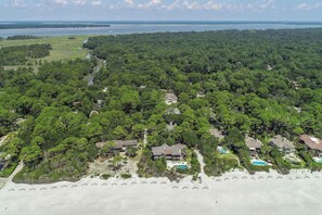 Exterior - Secluded Sea Pines retreat with private pool, pool spa, & 3rd row beach access (Hilton Head)