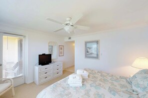 Iron/ironing board, WiFi, bed sheets, wheelchair access - Charming Villa with Ocean Views, Pool, & Hot Tub - Walk to Beach (Hilton Head)