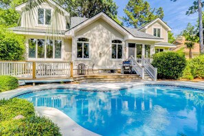 Pool - Bright & Expansive Beach Retreat with Private Pool (Hilton Head)