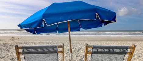 Tæt på stranden