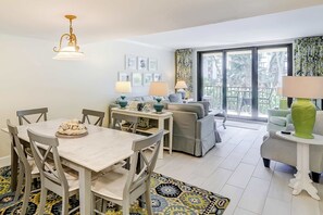 Dining - Calming Condo Getaway with Shared Pool, Hot Tub, and Tennis Courts (Hilton Head)