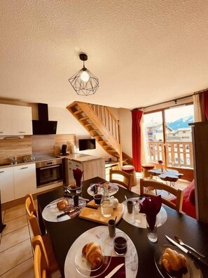 Dining - Apprt Front de Neige Aussois -6 Pers- Le Marmotton (Aussois)