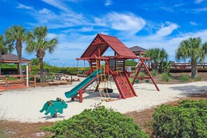 Children’s area - Stunning oceanview condo w/ a shared pool, hot tub, & tennis, plus beach access (Hilton Head)