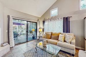 TV, offices - All-Suite Shipyard Plantation Home with Decks, Fairway Views & Gas Grill (Hilton Head)