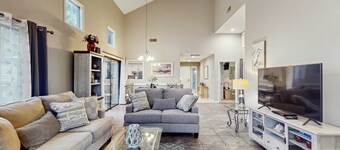 All-Suite Shipyard Plantation Home with Decks, Fairway Views & Gas Grill