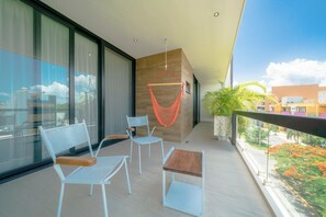 Terrace/patio - 2 Bedroom Condo - Rooftop Pool Opal 405 (Playa del Carmen)