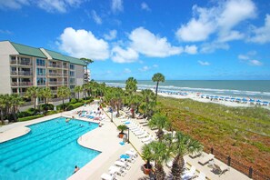 Pool - Family-friendly home w/ an ocean view + shared pool & hot tub - near the beach (Hilton Head)