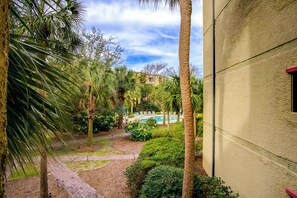 Property grounds - Second-Floor Villa Near the Beach w/Balcony Views of the Pool & Lagoon (Hilton Head)